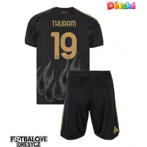 Juventus Khephren Thuram #19 Dětské Alternativní dres komplet 2026-27 Krátký Rukáv (+ trenýrky)